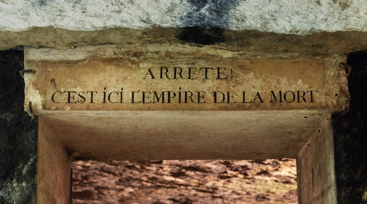An inscription on a lintel of an entrance