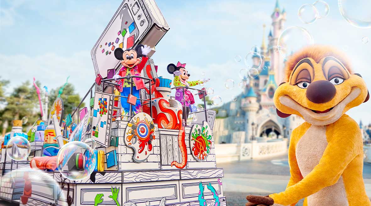 A Million Splashes of Colour Parade, Disneyland® Park
