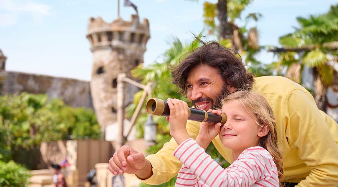 Guests at Pirates of the Caribbean, Disneyland® Park