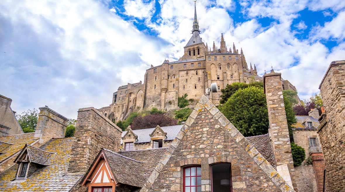 Mont Saint-Michel - the inspiration for the design of Minas Tirith